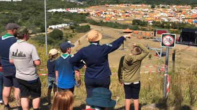 Billede fra spejdernes lejr 2022